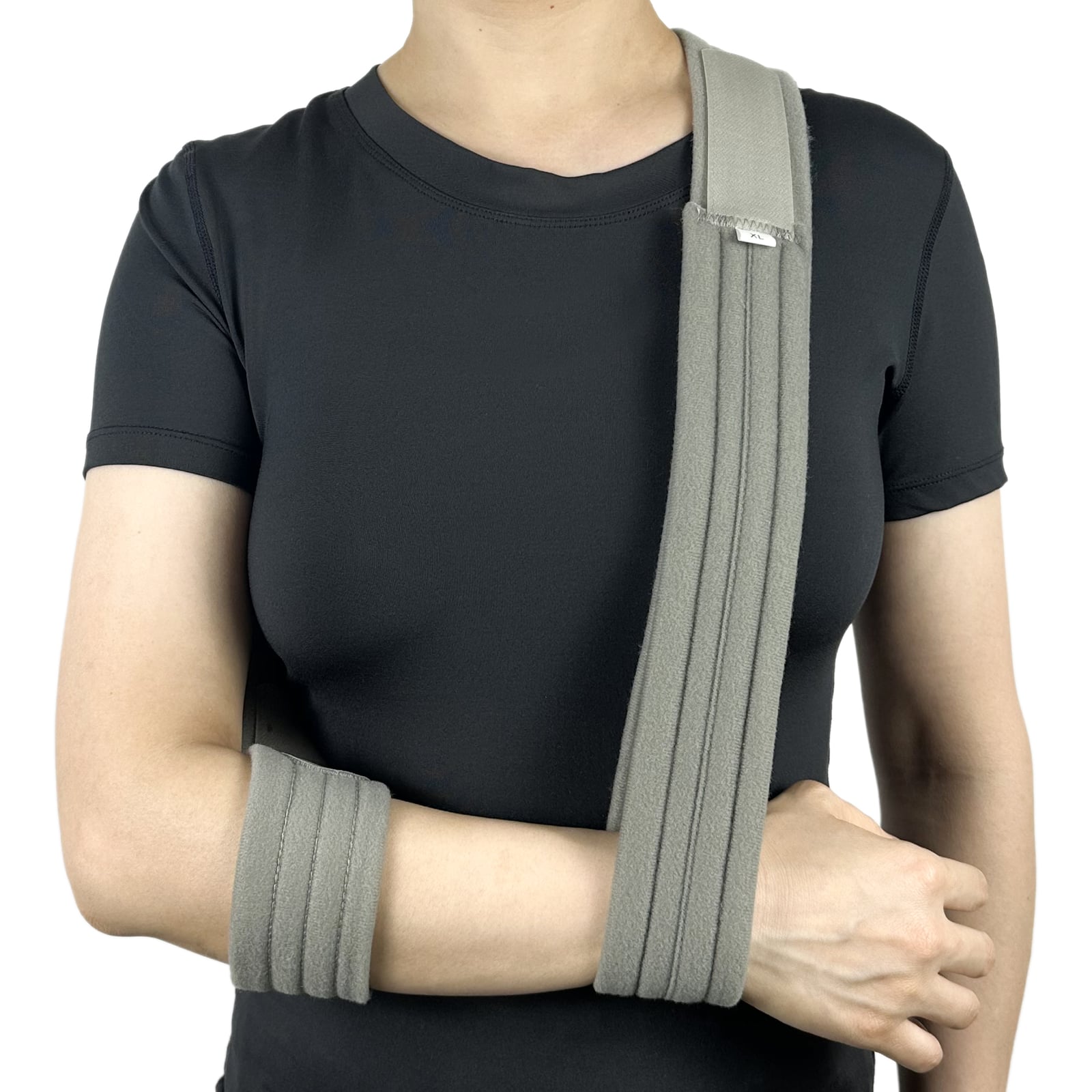 PSNOOK fabric arm sling shown supporting a forearm