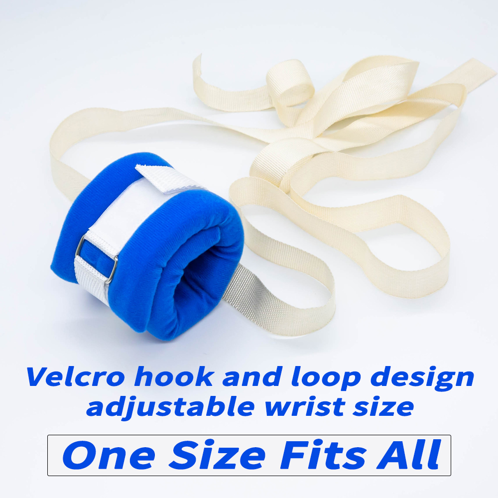 PSNOOK hook-and-loop adjustable wrist restraint cuff